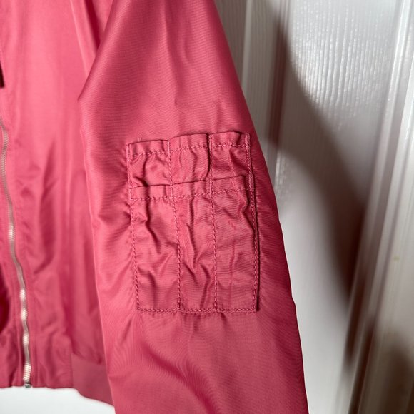 WOMEN'S GAP PINK BOMBER JACKET US SIZE M - Picture 5 of 11